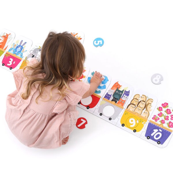 Banana Panda Óriás Párosító Puzzle - Számvonat