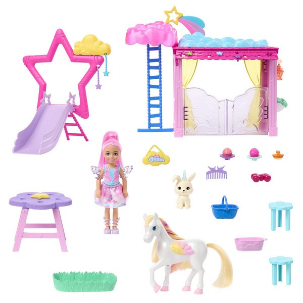 Barbie A Touch Of Magic - Chelsea És Pegazus Szett