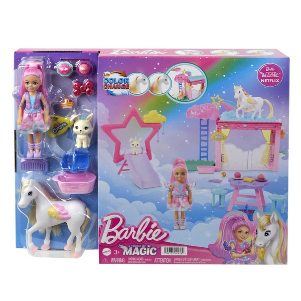 Barbie A Touch Of Magic - Chelsea És Pegazus Szett