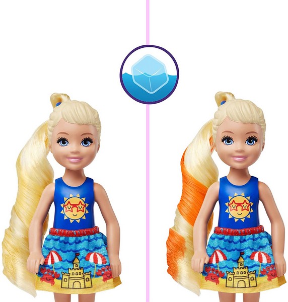 Barbie Color Reveal Chelsea meglepi Buli a strandon