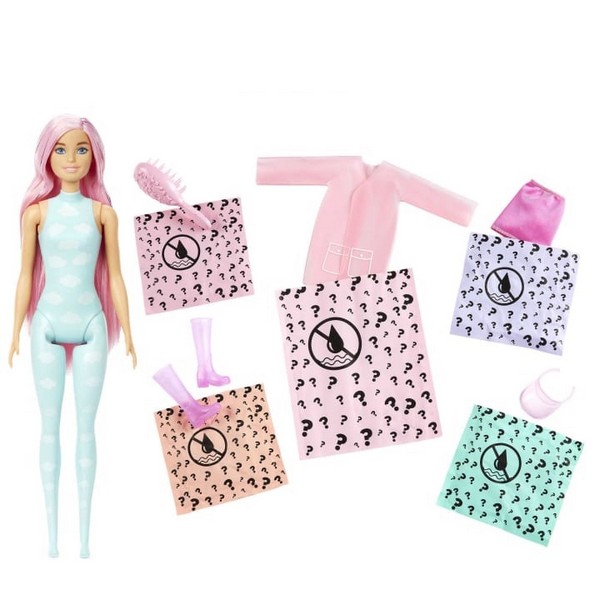 Barbie Color Reveal Meglepetés Baba - Buli Az Esőben