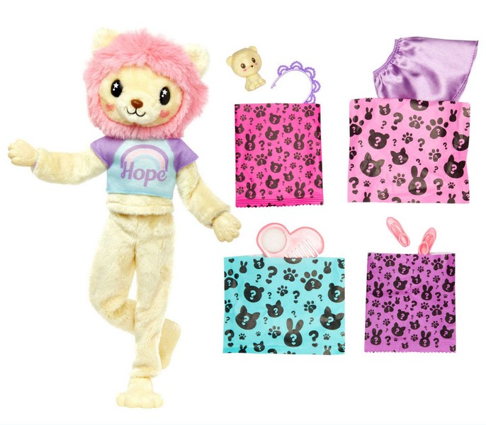 Barbie Cutie Reveal Meglepetés Baba - Oroszlán (5. Sorozat)