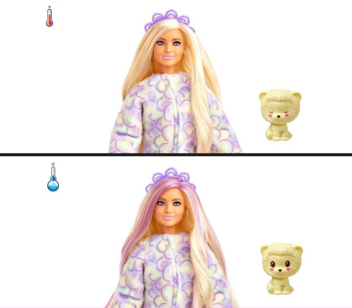 Barbie Cutie Reveal Meglepetés Baba - Oroszlán (5. Sorozat)