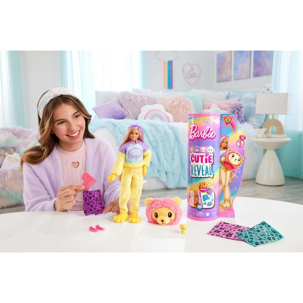 Barbie Cutie Reveal Meglepetés Baba - Oroszlán (5. Sorozat)