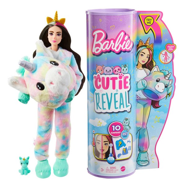 Barbie Cutie Reveal Meglepetés Baba Unikornis (2. sorozat)