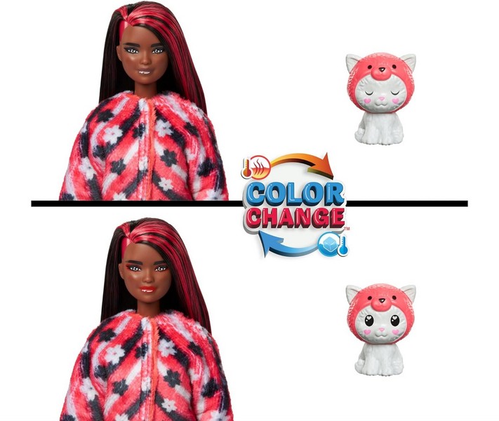 Barbie Cutie Reveal Meglepetés Baba Vöröspandi (6. Sorozat)