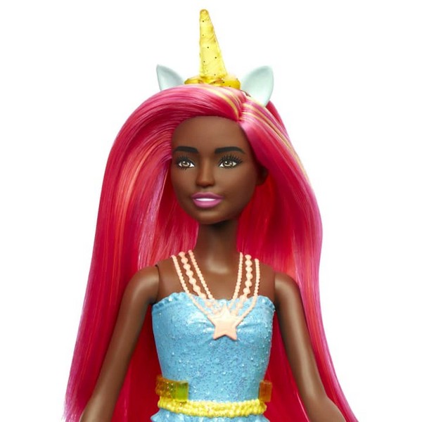 Barbie Dreamtopia Unikornis Baba - Sárga Szarvú