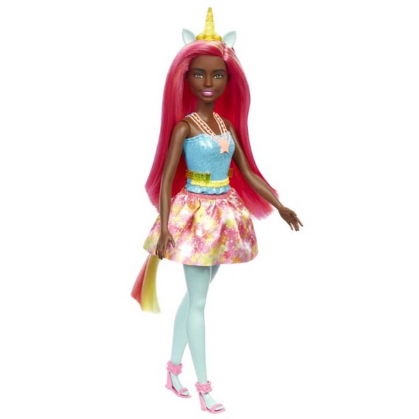 Barbie Dreamtopia Unikornis Baba - Sárga Szarvú