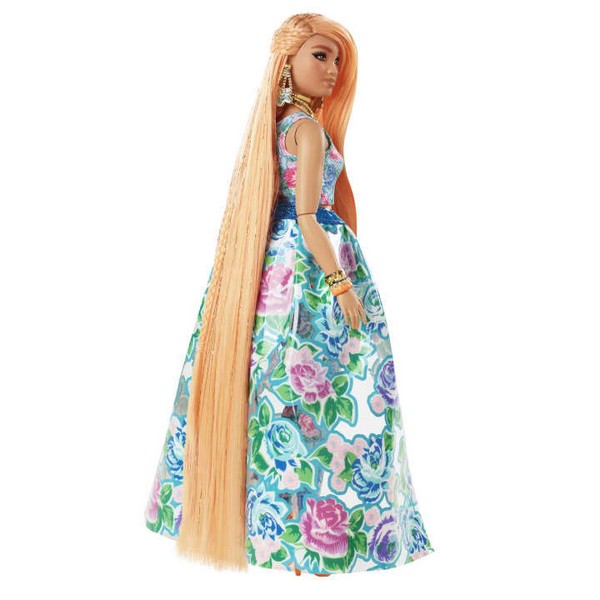 Barbie Extra Fancy Prémium Baba - Virágos ruhás