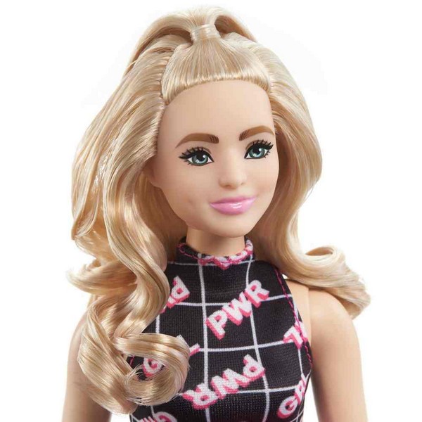Barbie Fashionista Barátnők - Szőke Grl Pwr ruhában (202)