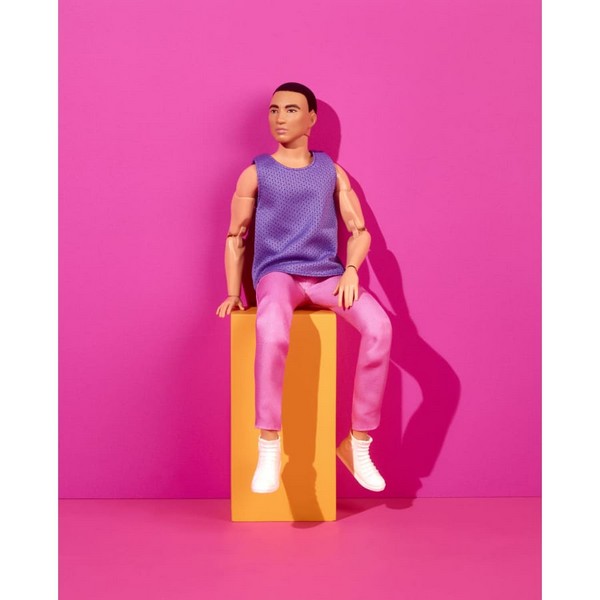 Barbie Neon Kollekció Ken Lila Pólóban