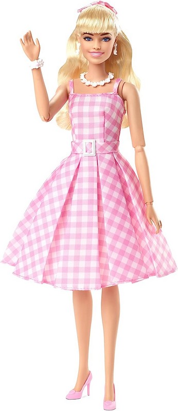 Barbie The Movie - Barbie Rózsaszínkockás Ruhában