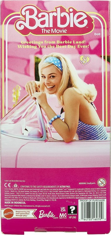 Barbie The Movie - Barbie Rózsaszínkockás Ruhában