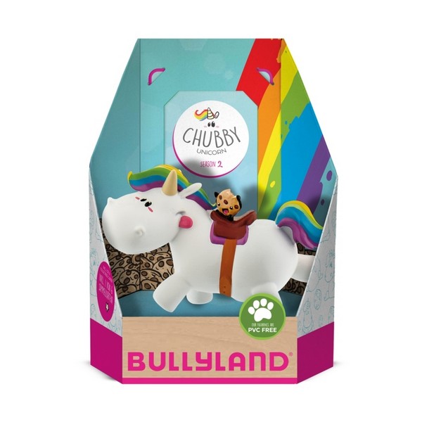 Bullyland 44502 Chubby Unikornis Lovagló Játékszett
