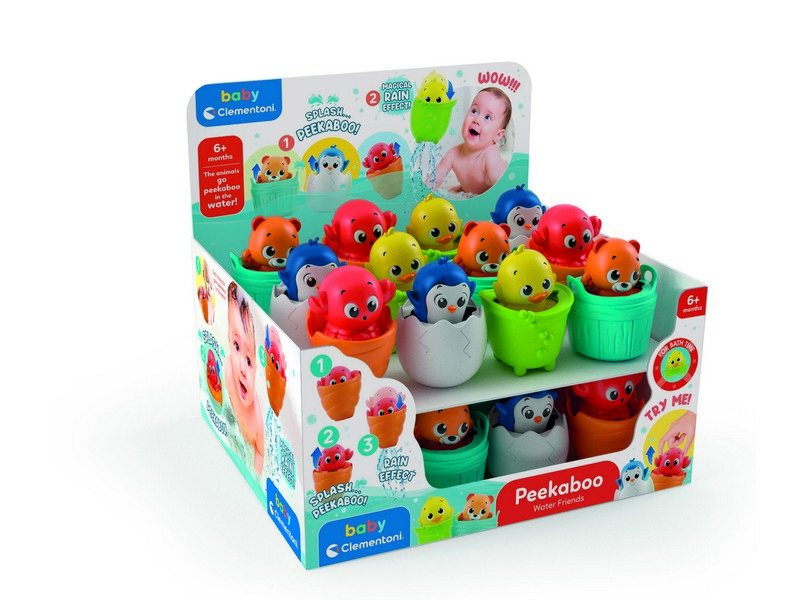 Clementoni Baby Fürdőjáték - Állatok vödörben, többféle