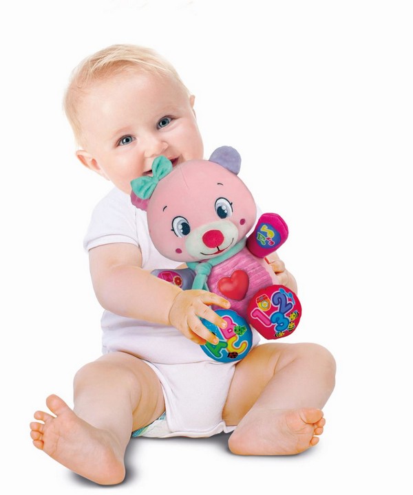 Clementoni Baby Interaktív Plüss Tanuló Macilány