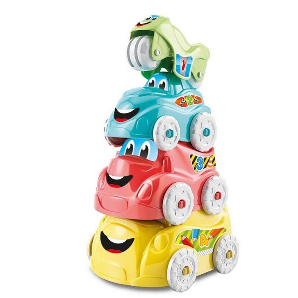 Clementoni Baby Jármű Rakosgató 4 db-os