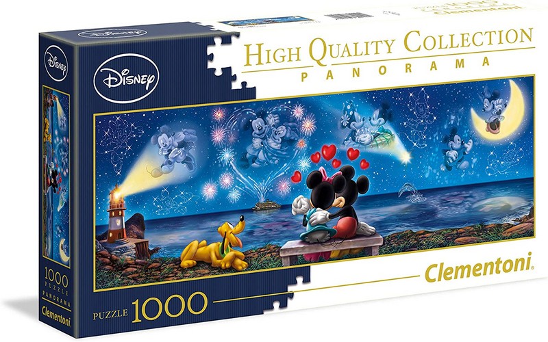 Clementoni Puzzle 1000 db HQC Panoráma - Mickey &amp; Minnie