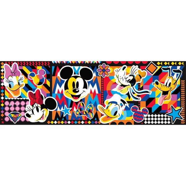 Clementoni Puzzle 1000 db Panorama - Disney (kompakt doboz)