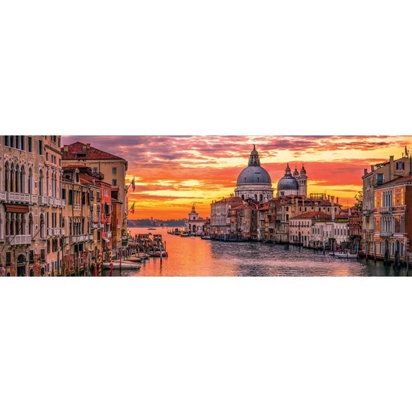 Clementoni Puzzle 1000 db Panorama - The Grand Canal (kompakt doboz)