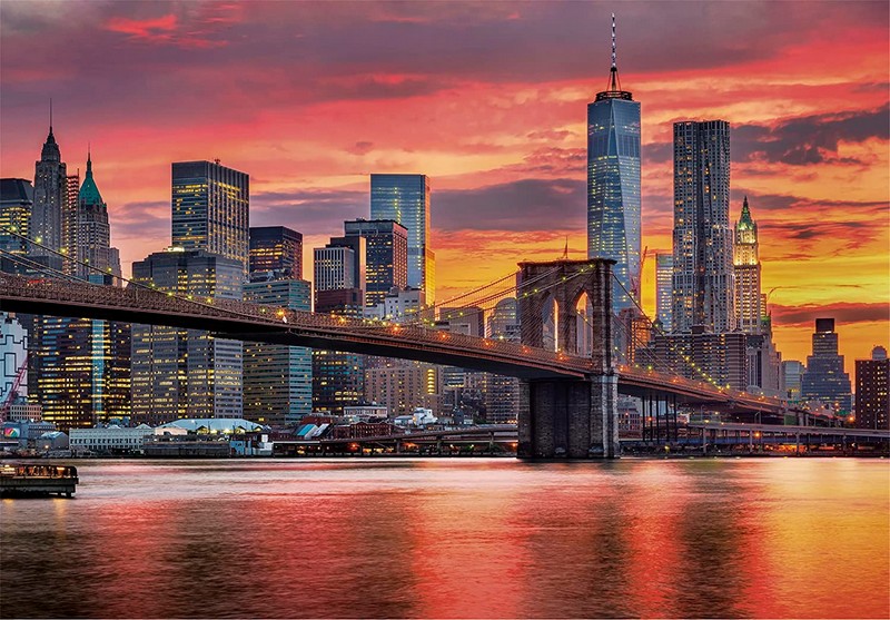 Clementoni Puzzle 1500 db HQC - East River At Dusk