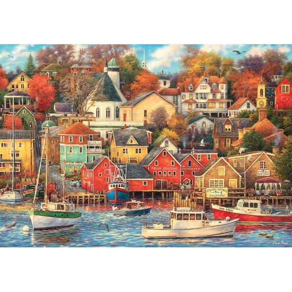 Clementoni Puzzle 1500 db HQC - Good Times Harbor (kompakt doboz)