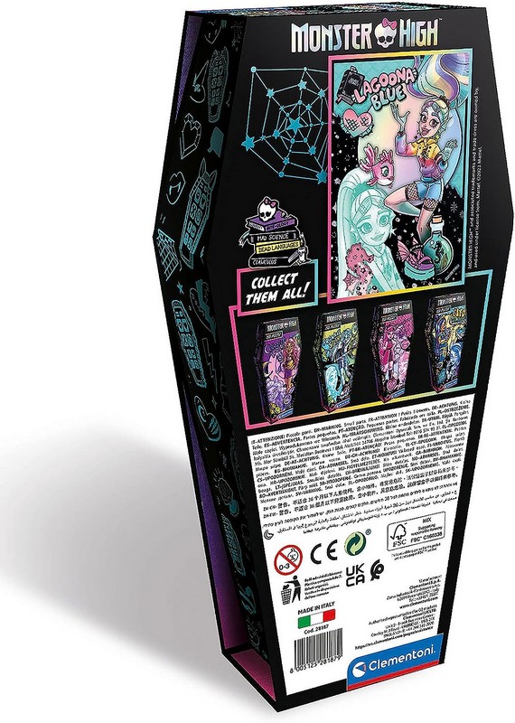 Clementoni Puzzle 150 db - Monster High Koporsó Lagoona Blue