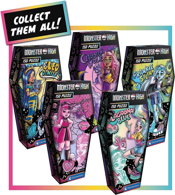 Clementoni Puzzle 150 db - Monster High Koporsó Lagoona Blue