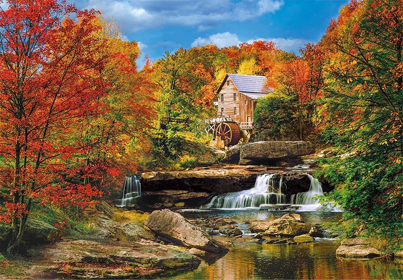 Clementoni Puzzle 2000 db HQC - Glade Creek Grist Mill