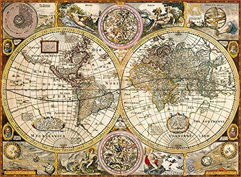 Clementoni Puzzle 3000 db HQC - Old Map