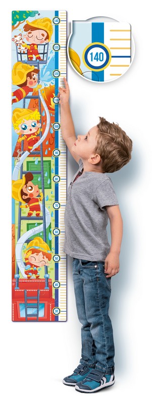 Clementoni Puzzle 30 db-os SuperColor Fali mérce - Tűzoltók