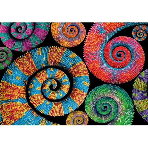Clementoni Puzzle 500 db Colorboom - Curly Tails ((kompakt doboz))