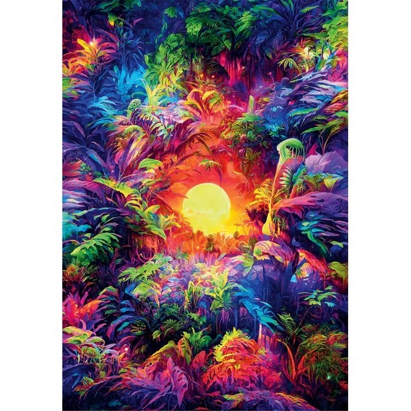 Clementoni Puzzle 500 db Colorboom - Psychedelic Jungle