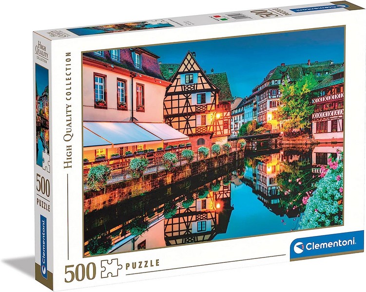 Clementoni Puzzle 500 db HQC - Strasbourg Old Town
