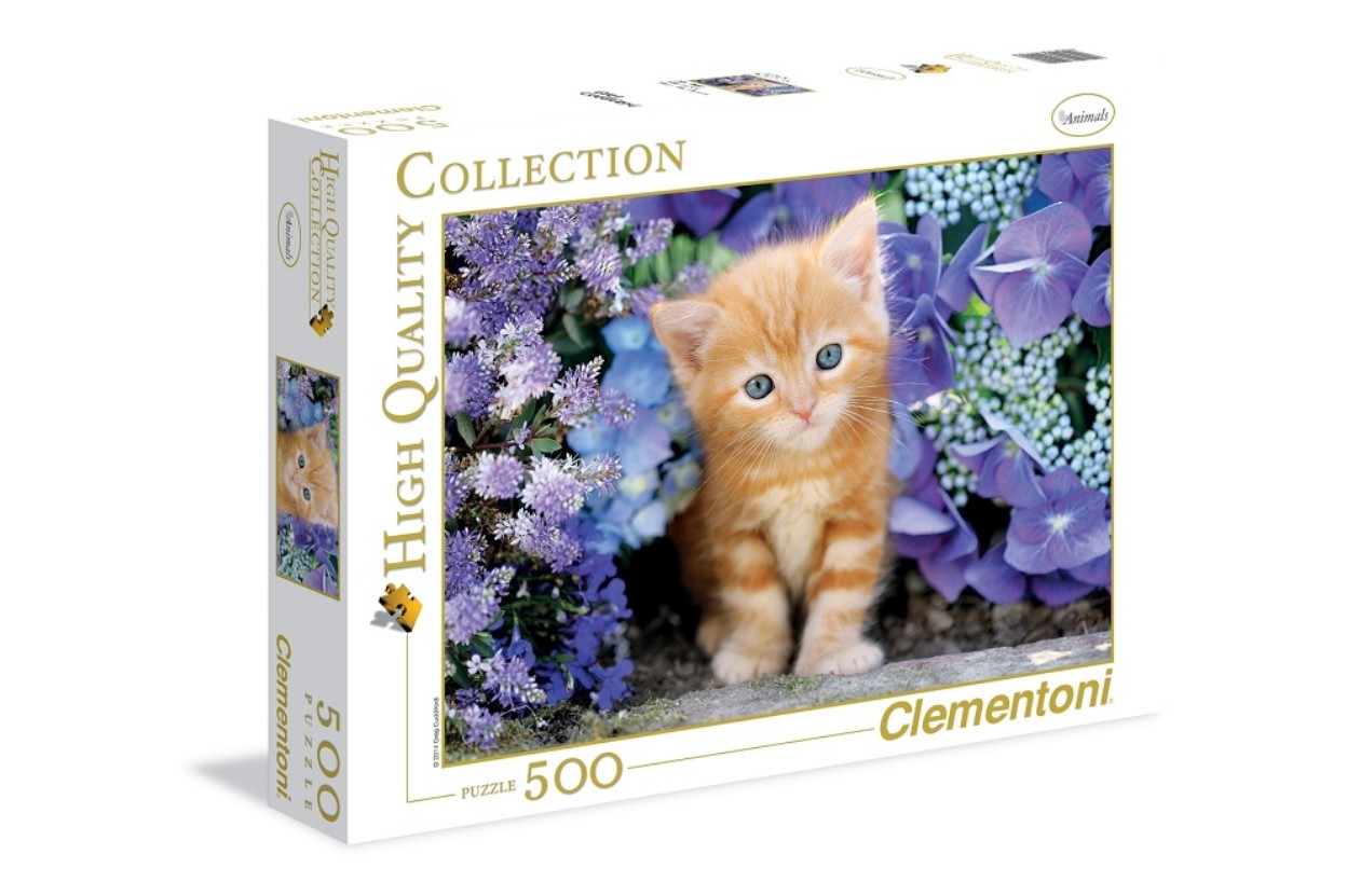 Clementoni Puzzle 500 db Vörös kiscica