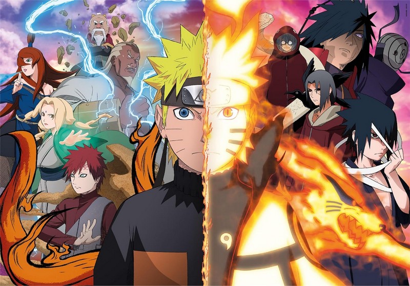 Clementoni Puzzle 500 db Anime Cube - Naruto