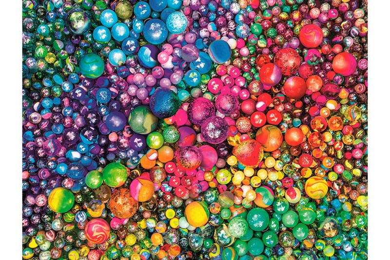 Clementoni Puzzle 1000 db Colorboom - Marbles