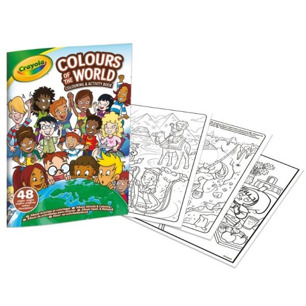 Crayola Sokszínű Világ Színező és Foglalkoztató