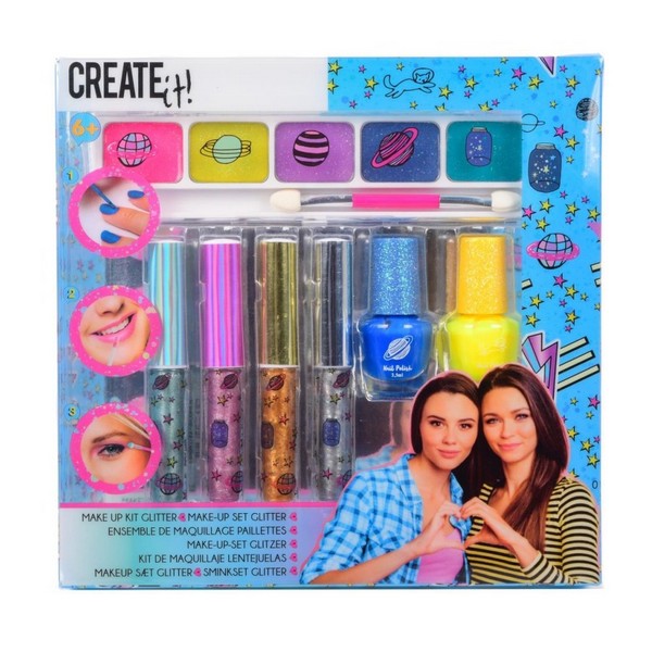 Create It! Make Up 7 db-os Szett Csillámos