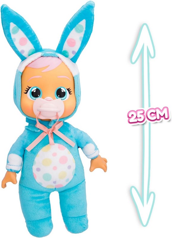 Cry Babies Tiny Cuddles Bunnies Könnyes Baba - Kék Ruhás
