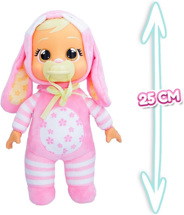 Cry Babies Tiny Cuddles Bunnies Könnyes Baba - Pink Ruhás