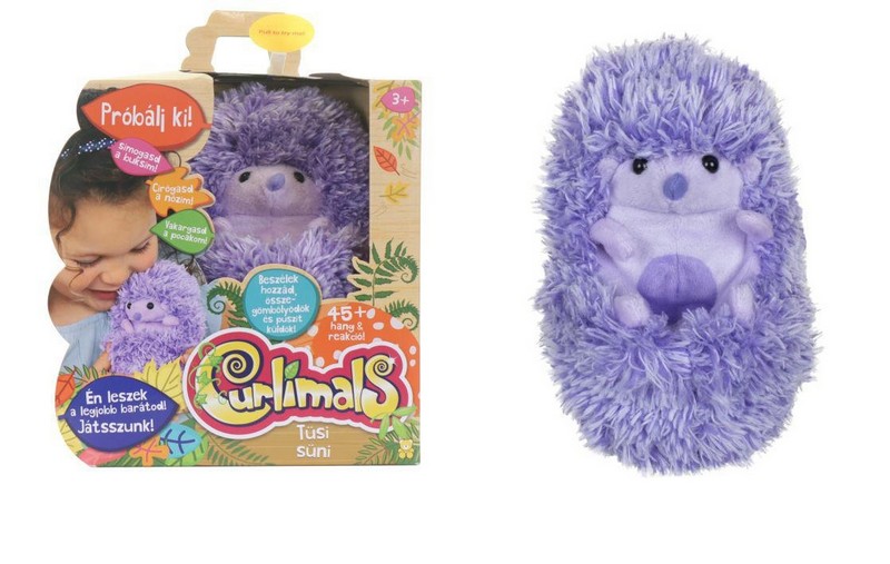 Curlimals Interaktív Plüss Figura - Tüsi Süni