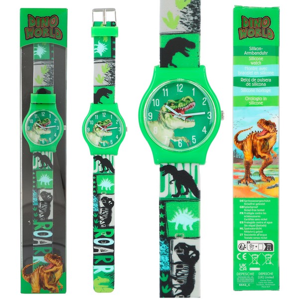 Dino World Szilikon Karóra, többféle