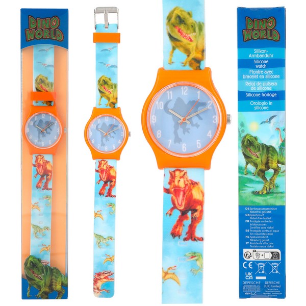 Dino World Szilikon Karóra, többféle