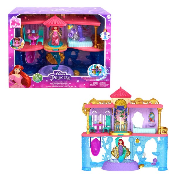 Disney Hercegnők - Ariel Dupla Palota Mini Hercegnővel