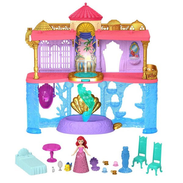 Disney Hercegnők - Ariel Dupla Palota Mini Hercegnővel