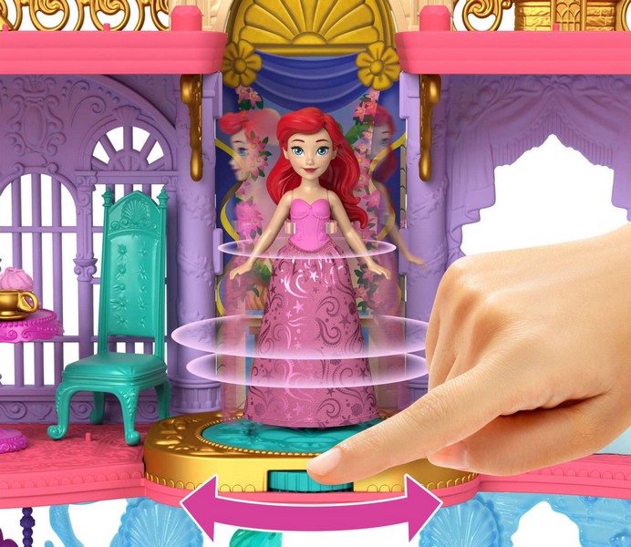 Disney Hercegnők - Ariel Dupla Palota Mini Hercegnővel