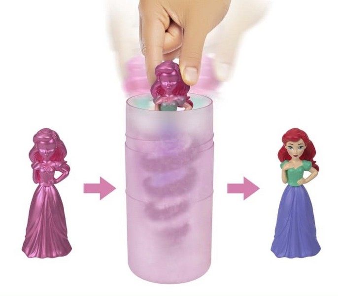 Disney Hercegnők Color Reveal meglepetés mini baba