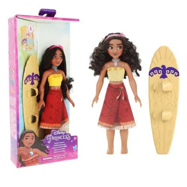 Disney Princess baba - Vaiana szörfdeszkával