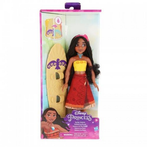 Disney Princess baba - Vaiana szörfdeszkával